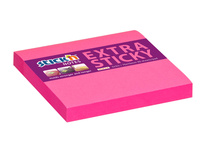 Samolepicí bločky Stick´n by Hopax Extra Sticky - 76 x 76 mm / 90 lístků / neon růžová