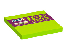 Samolepicí bločky Stick´n by Hopax Extra Sticky - 76 x 76 mm / 90 lístků / neon zelená