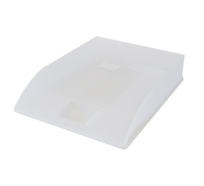Kancelářský box na spisy Herlitz - bílá / transparentní