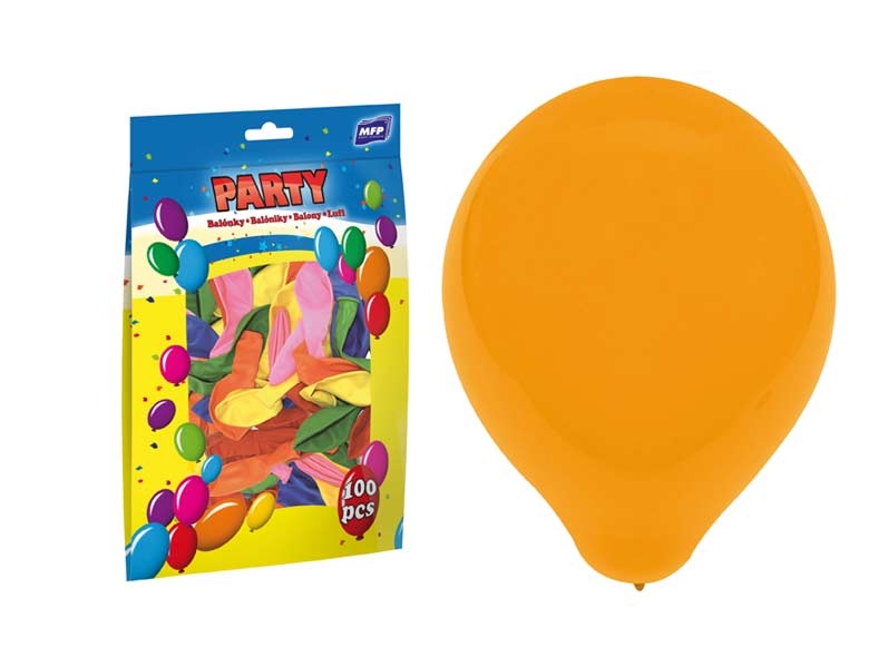 Balónky nafukovací  23cm / 100 ks / Standard