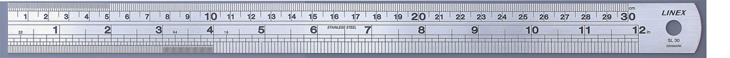 Ocelové pravítko Linex - 30 cm