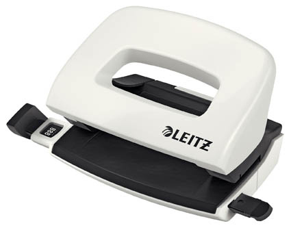 Kancelářský děrovač Leitz 5060 mini - perleťově bílá