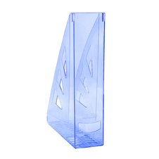 Stojan na spisy Office products - transparentní modrá
