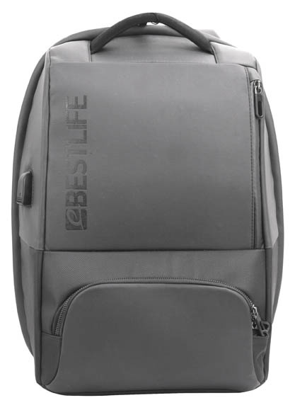 Batoh na notebook Bestlife Neoton - šedá / 15,6"