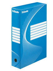 Box archivní A4 - hřbet 8 cm / modrá / 128411
