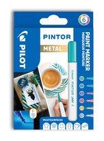 Popisovač Pilot Pintor F Metal / sada 6 ks