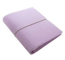 Diář Filofax Domino Soft - A6 osobní týdenní pastelová fialová