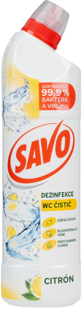 SAVO WC Citrón gel 750 ml