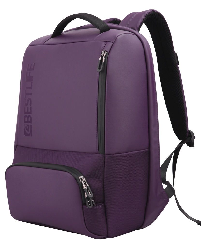 Batoh na notebook Bestlife Neoton - fialová / 15,6"