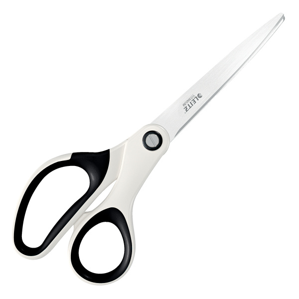 Nůžky Leitz WOW kancelářské titanové 20,5 cm / bílo-šedá