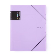 Spisové desky A4 s gumou PASTELINI - fialová
