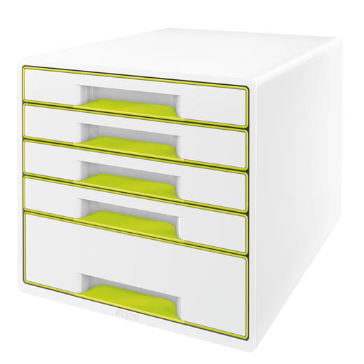 Zásuvkový box WOW - zelená / 4+1 zásuvky