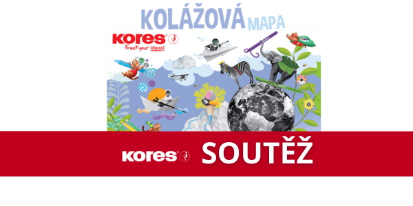 Kreativní soutěž s KORES kolážovou mapou o více jak 300 cen